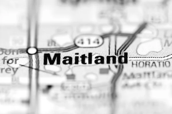 Maitland Γεωγραφικό Χάρτη Των Ηπα — Φωτογραφία Αρχείου