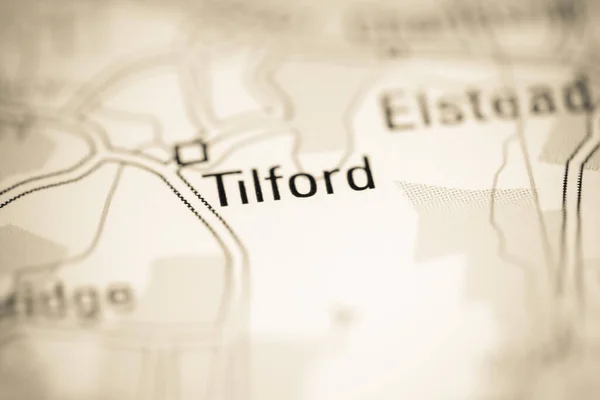 Tilford Reino Unido Sobre Mapa Geografia — Fotografia de Stock