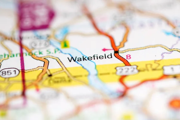Wakefield Pennsylvania Usa Geography Map — Stock Photo, Image