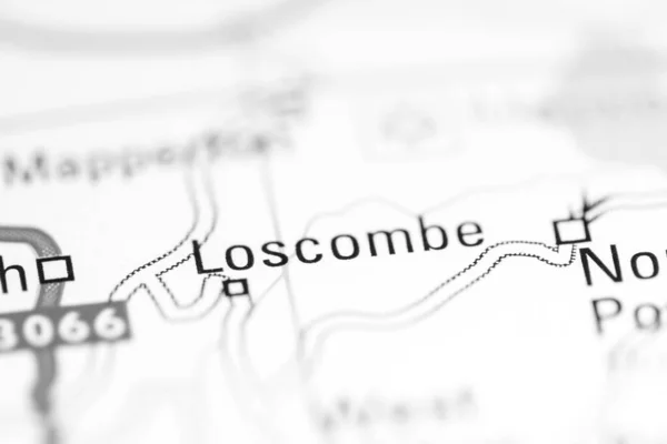 ロスコム 地理地図上のイギリス — ストック写真