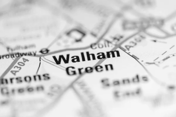 Walham Green Mapa Reino Unido —  Fotos de Stock