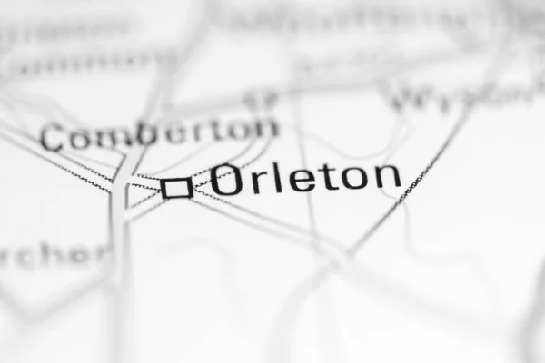オールトン 地理地図上のイギリス — ストック写真