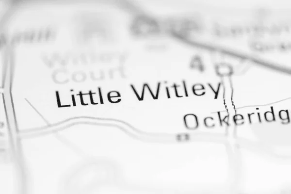 Pequena Witley Reino Unido Sobre Mapa Geografia — Fotografia de Stock