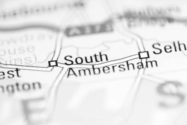 南アンバーシャムだ 地理地図上のイギリス — ストック写真