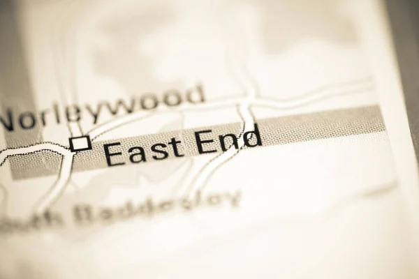 East End. United Kingdom on a geography map