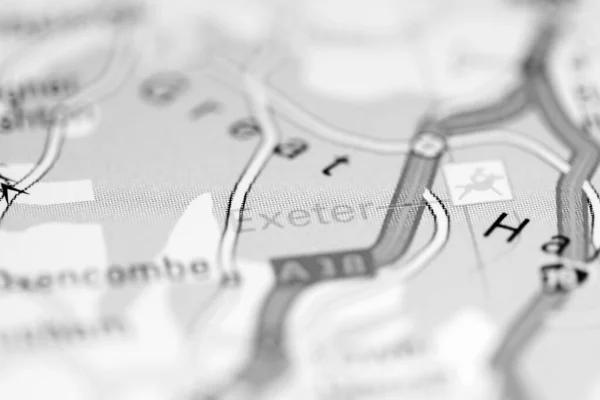 Exeter United Kingdom Geography Map — Stock Photo, Image