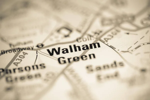 Walham Green on a map of the United Kingdom
