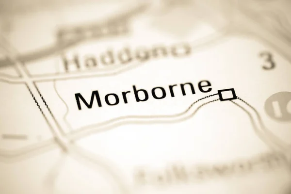 Morborne Γεωγραφικό Χάρτη Του Ηνωμένου Βασιλείου — Φωτογραφία Αρχείου