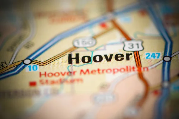 Hoover Χάρτη Των Ηνωμένων Πολιτειών Της Αμερικής — Φωτογραφία Αρχείου