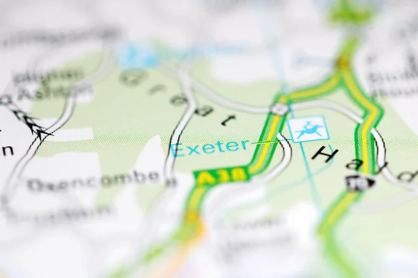 Exeter United Kingdom Geography Map — Stock Photo, Image