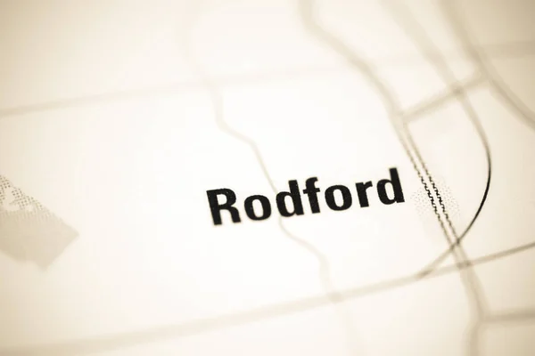 英国地图上的罗德福德 — 图库照片