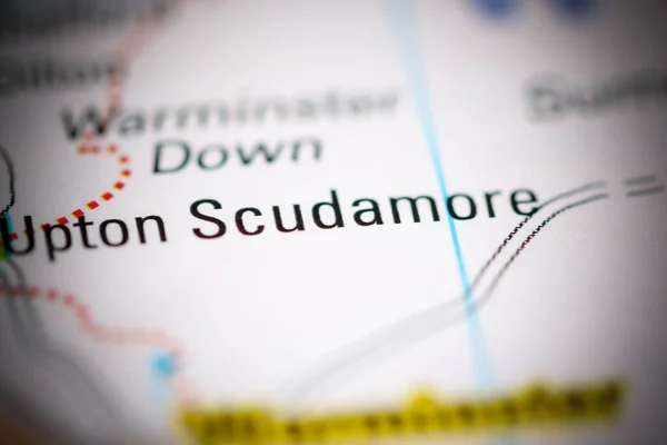 アップトン スクダモア 地理地図上のイギリス — ストック写真