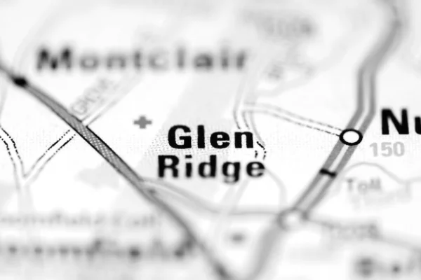 アメリカの地理地図上のグレンリッジ — ストック写真