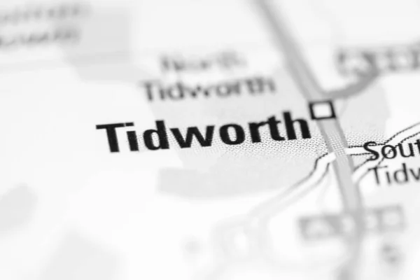 Tidworth Reino Unido Sobre Mapa Geografia — Fotografia de Stock
