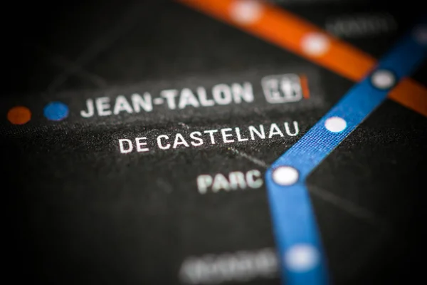 Castelnau Montreal Metro — Stockfoto