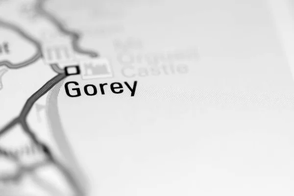 ゴーリー 地理地図上のイギリス — ストック写真