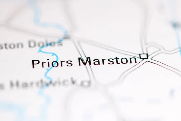 マーストン前市長 地理地図上のイギリス — ストック写真