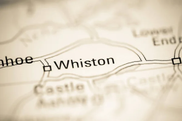 ホイトン 地理地図上のイギリス — ストック写真
