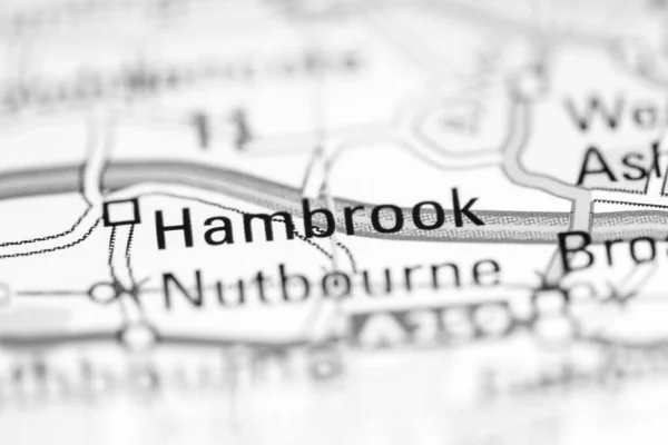 ハムブルック 地理地図上のイギリス — ストック写真
