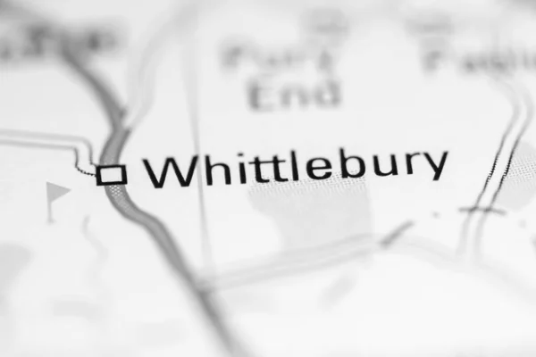 Whittlebury Reino Unido Sobre Mapa Geografia — Fotografia de Stock