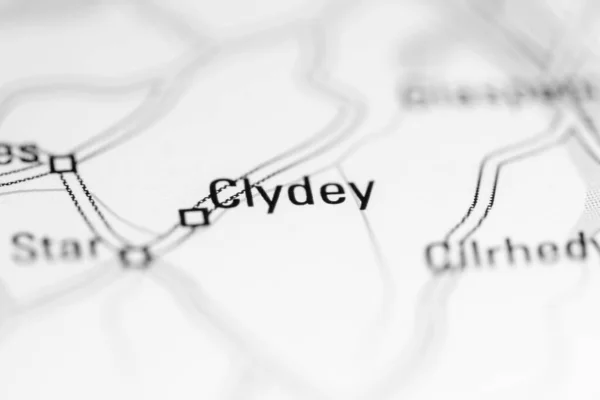 クレイディ 地理地図上のイギリス — ストック写真