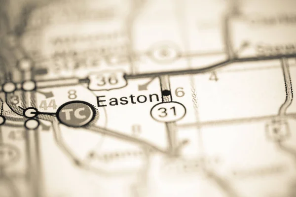 イーストン ミズーリ州 地理地図上のアメリカ — ストック写真