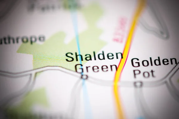 Shalden Green Regno Unito Una Carta Geografica — Foto Stock