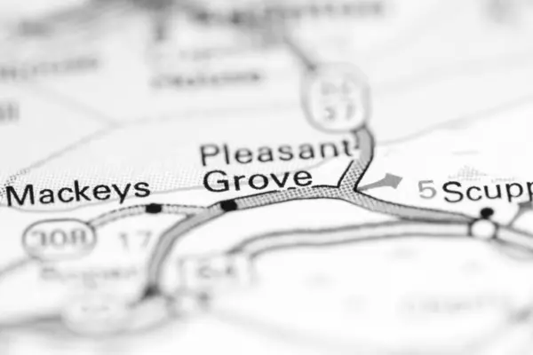 Trevlig Grove Nordcarolina Usa Geografisk Karta — Stockfoto