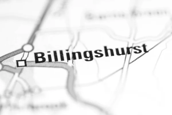 Billingshurst Regno Unito Una Carta Geografica — Foto Stock