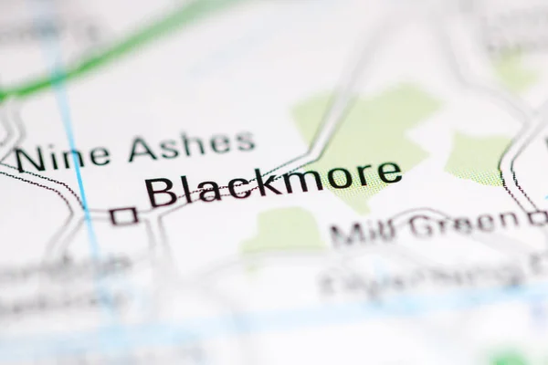 Blackmore Regno Unito Una Carta Geografica — Foto Stock
