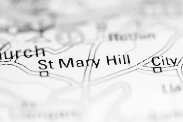 セント メアリー 地理地図上のイギリス — ストック写真
