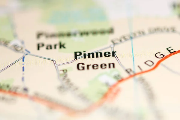 Pinner Green on a map of the United Kingdom
