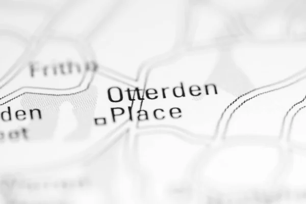 Otterden Place Verenigd Koninkrijk Aardrijkskundekaart — Stockfoto
