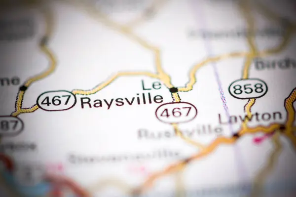 Raysville Pensilvanya Abd Coğrafya Haritasında — Stok fotoğraf