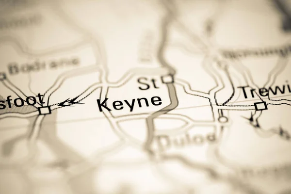セント ケイン 地理地図上のイギリス — ストック写真