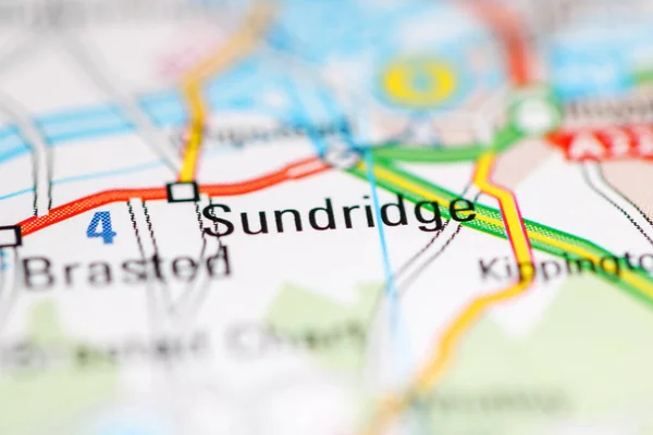 Sundridge Reino Unido Mapa Geográfico — Foto de Stock
