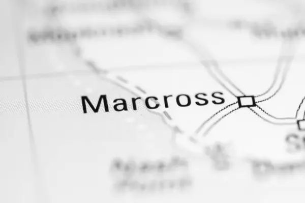 Marcross Reino Unido Mapa Geográfico — Foto de Stock