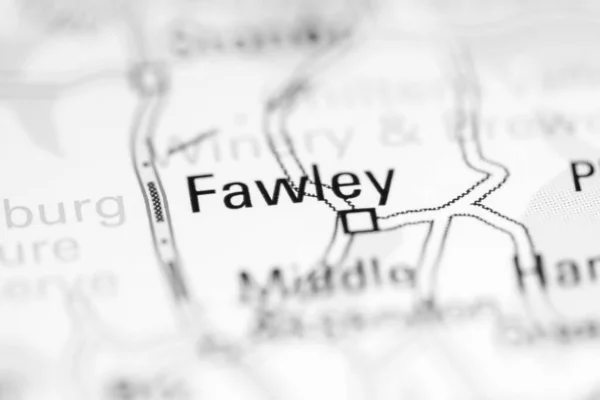 Fawley Reino Unido Sobre Mapa Geografia — Fotografia de Stock