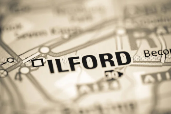 Ilford United Kingdom Geography Map — Stock Photo, Image