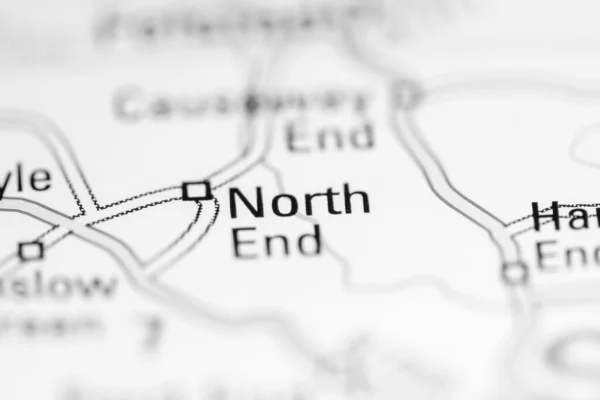 ノース エンド 地理地図上のイギリス — ストック写真