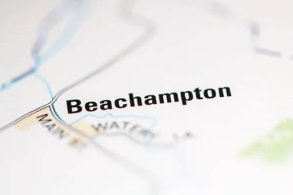 Beachampton Χάρτη Του Ηνωμένου Βασιλείου — Φωτογραφία Αρχείου