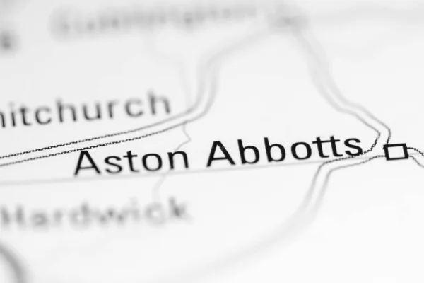 Aston Abbotts Regno Unito Una Carta Geografica — Foto Stock