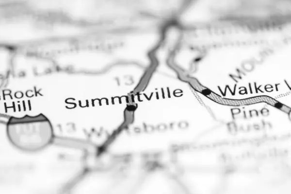 Summitville New York Stati Uniti Una Mappa Geografica — Foto Stock