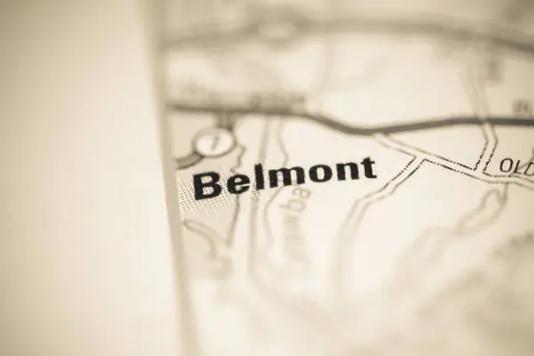 Belmont Kartan Över Amerikas Förenta Stater — Stockfoto