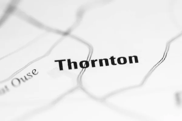 Thornton Una Mappa Del Regno Unito — Foto Stock