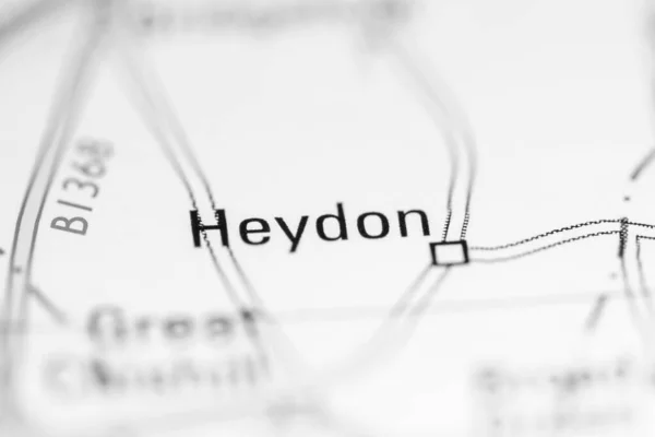 ヘイドン 地理地図上のイギリス — ストック写真