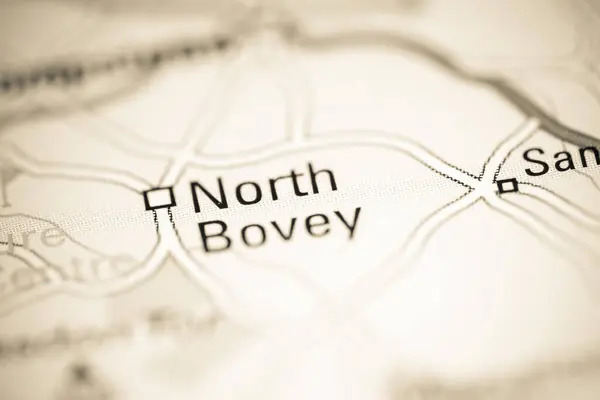 ノース ボビー 地理地図上のイギリス — ストック写真