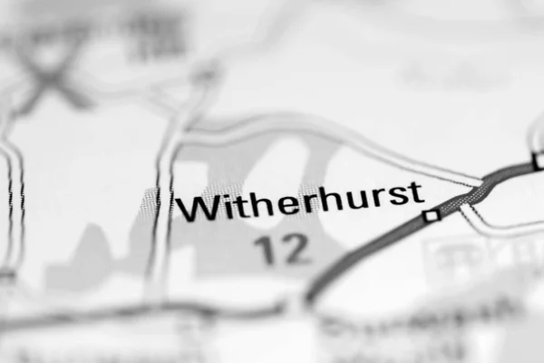 Whitehurst Förenade Kungariket Geografisk Karta — Stockfoto