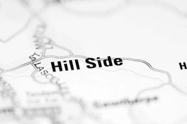イギリスの地理地図上のヒルサイド — ストック写真