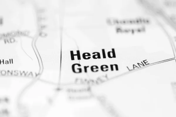 Heald Green Γεωγραφικό Χάρτη Του Ηνωμένου Βασιλείου — Φωτογραφία Αρχείου